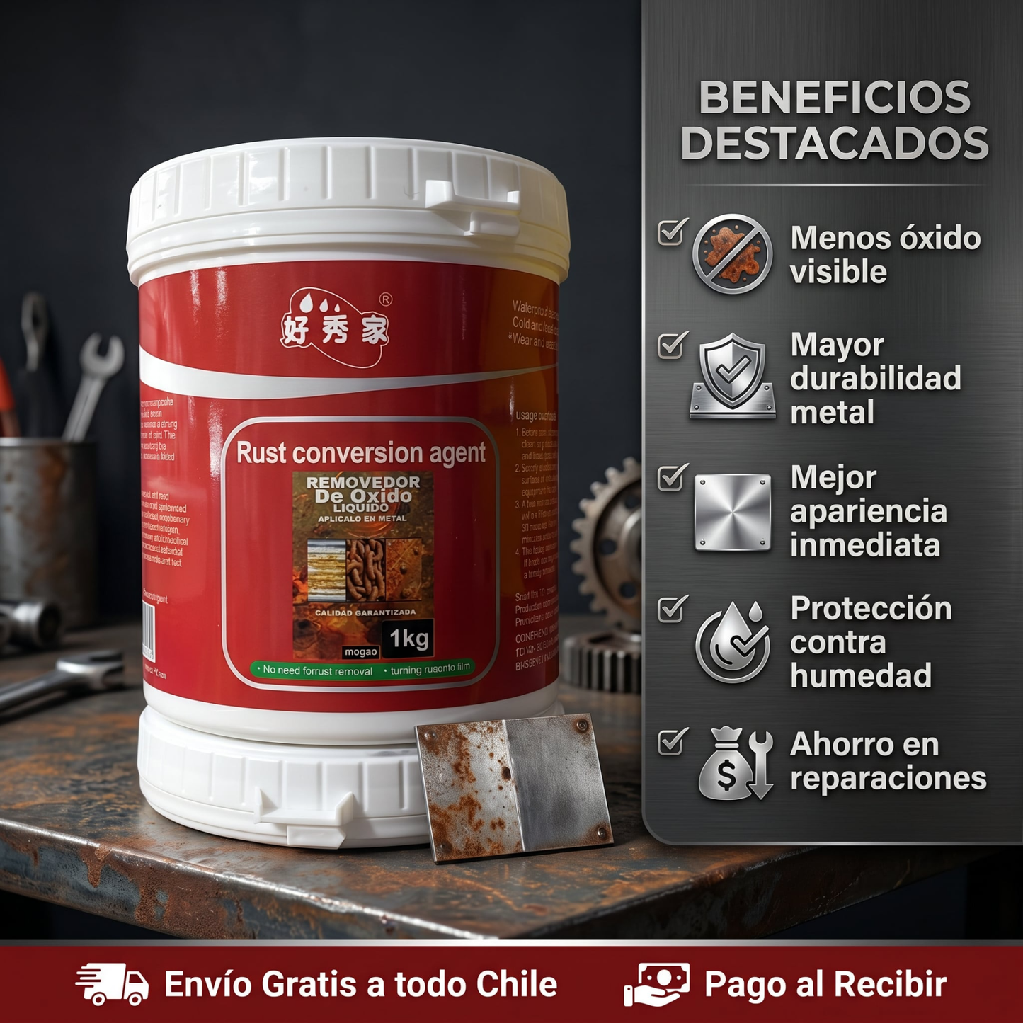MetalGuard Pro - Frena el óxido fácil