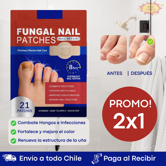 Parches ANTI-HONGOS - Uñas más claras, sanas y uniformes