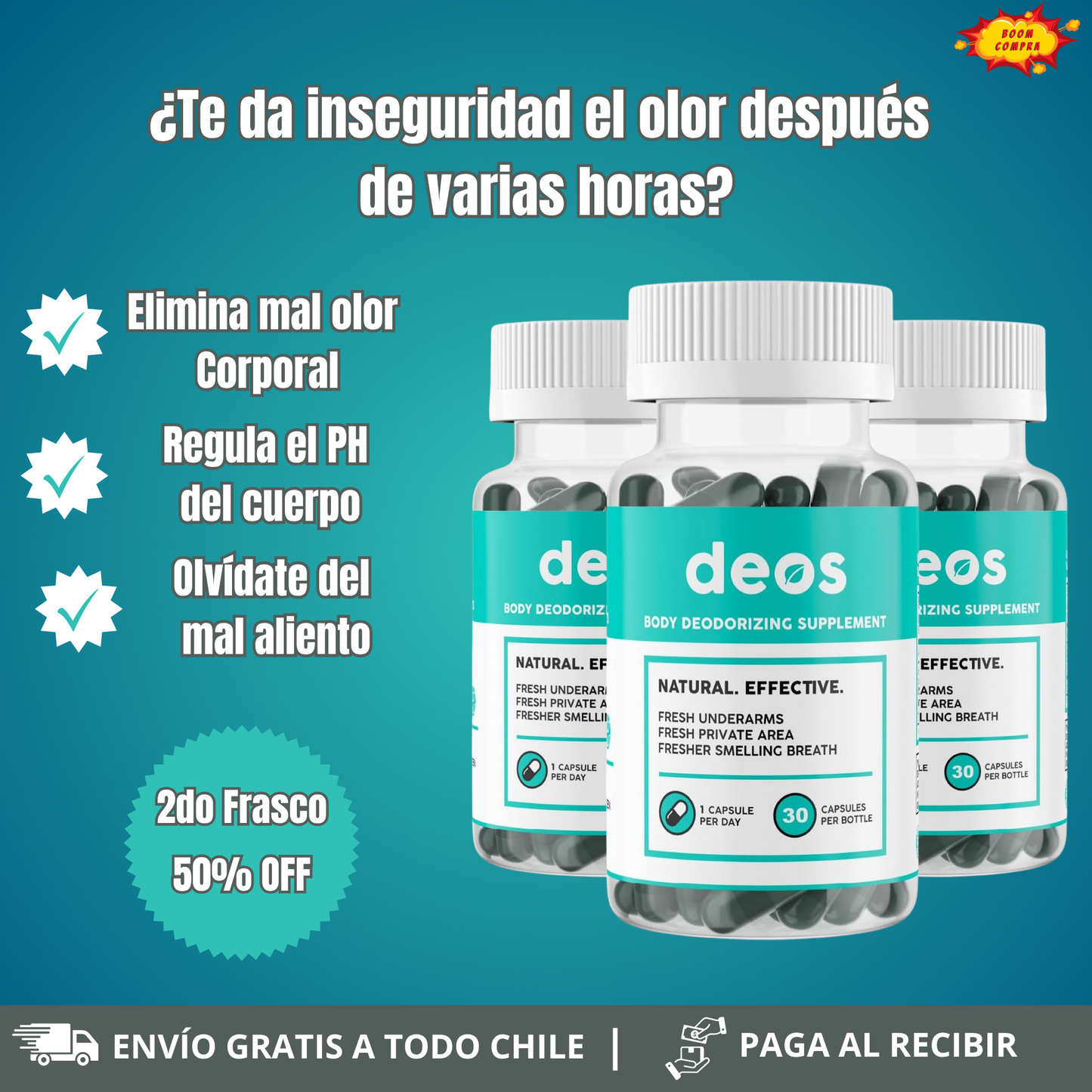 Deos - Control natural del mal olor