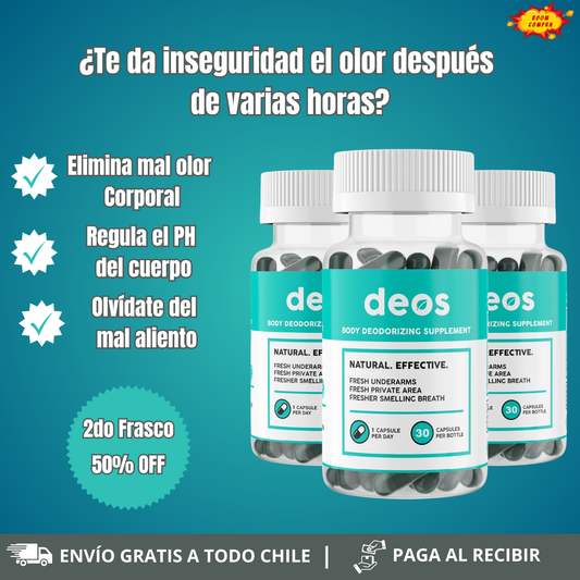 Deos - Control natural del mal olor