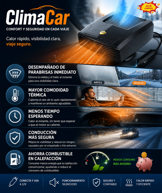 ClimaCar - Aire cálido cuando lo necesitas