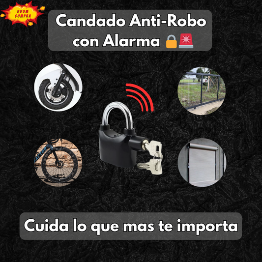 Candado Anti-Robo con Alarma