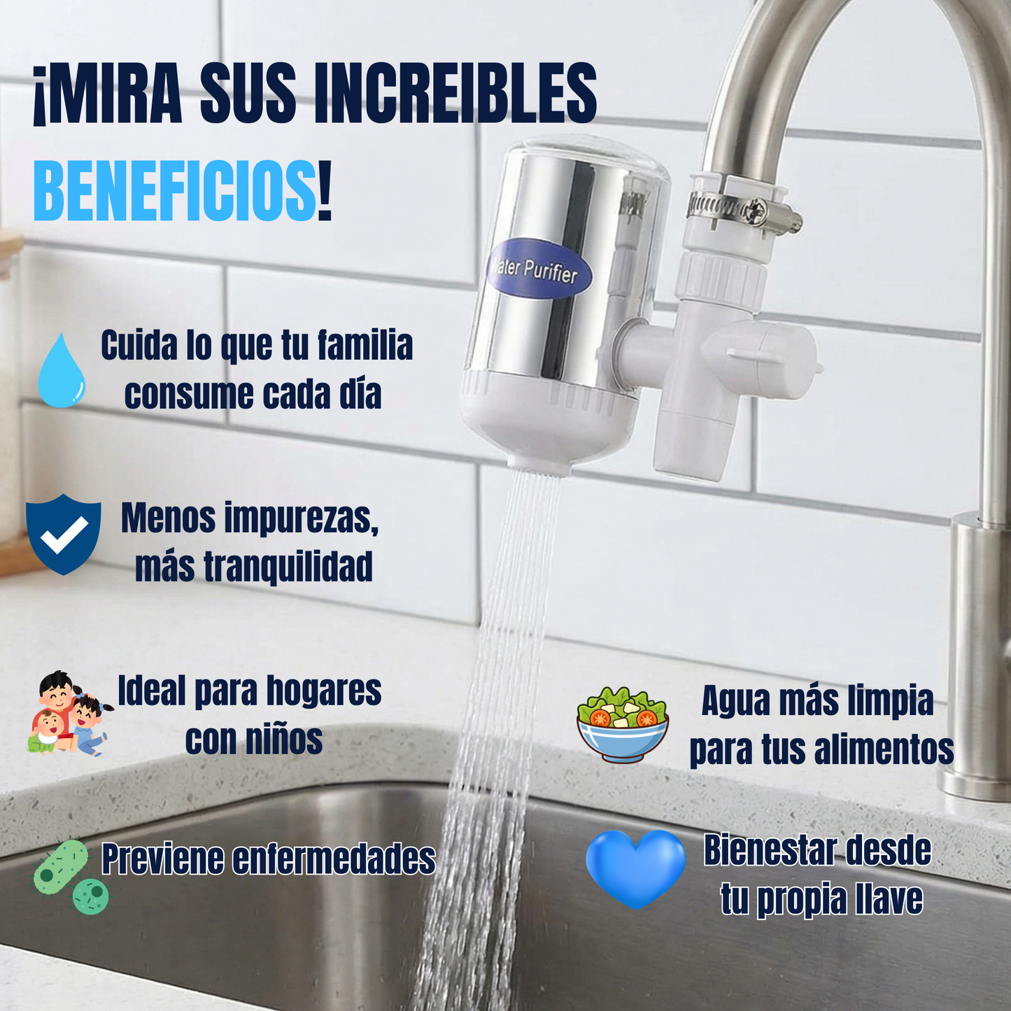 Filtro Purificador de Agua