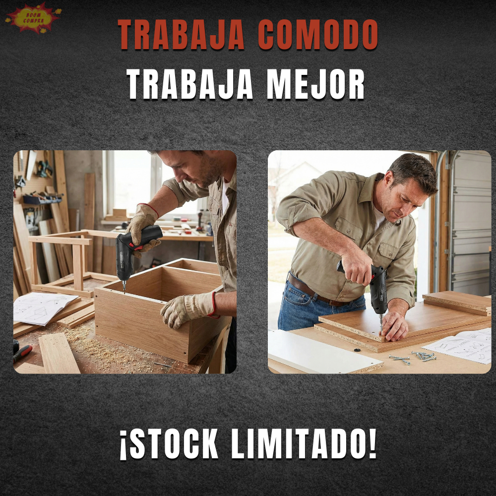 JUEGO DE DESATORNILLADOR ELÉCTRICO